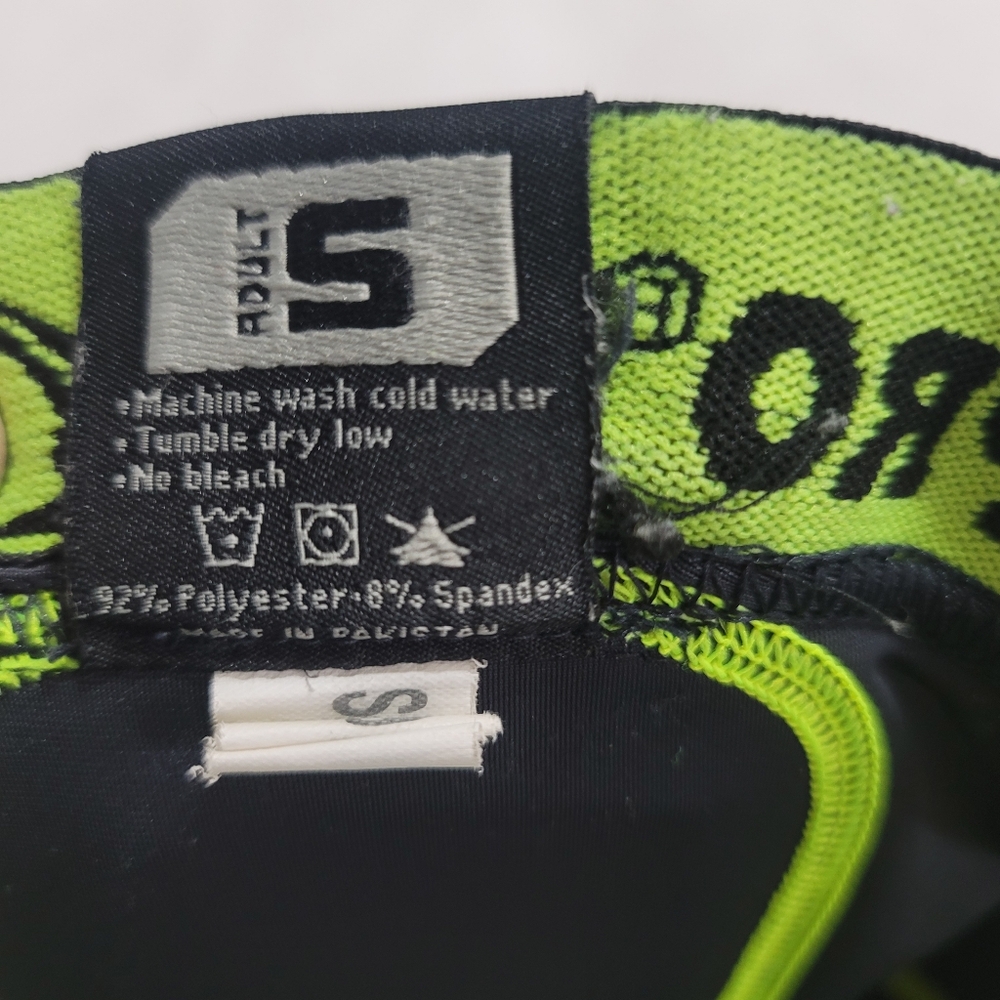 CHAMPRO Bull Rush pad Football Girdle, Adult SMALL Black Neon Green Shorts‎ - Picture 4 of 5